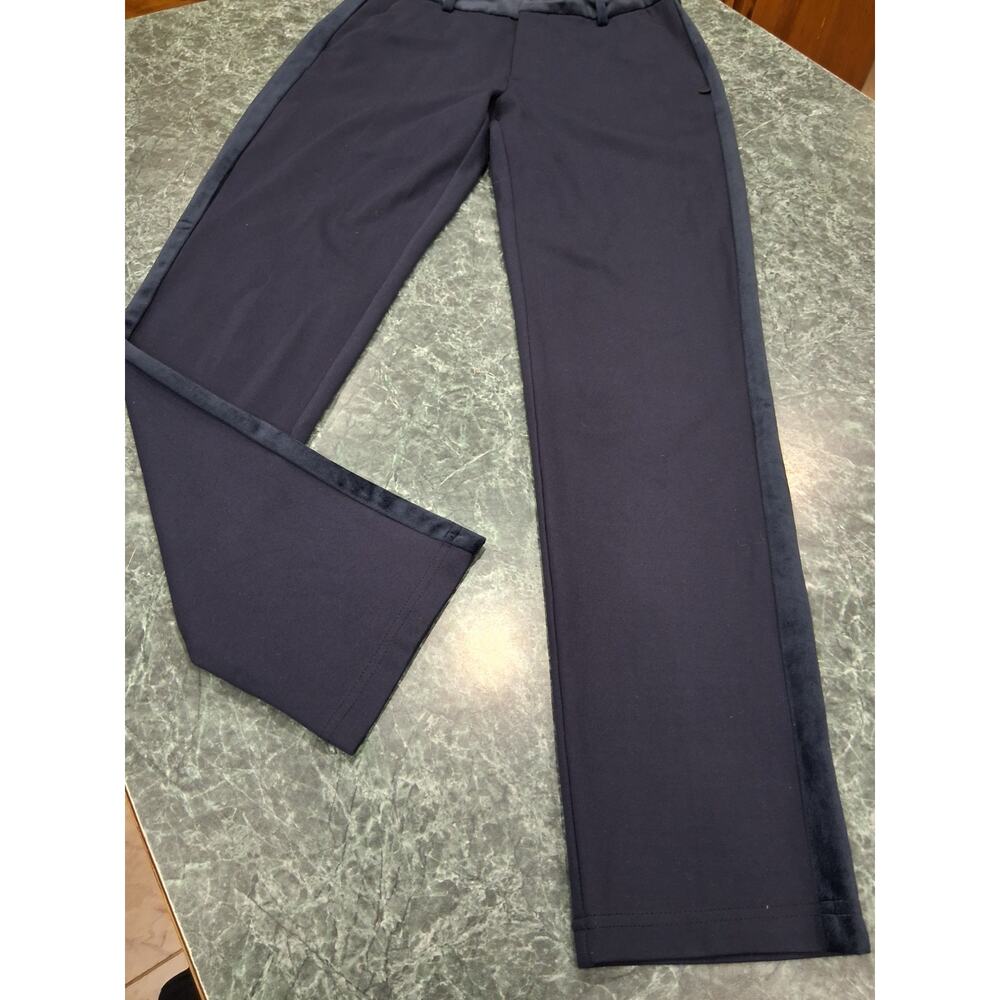 Scotch & Soda Modern Classics Velvet Trim Slim Pants Womens Sz XS Classy Chic